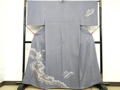 平和屋着物■訪問着 絞り 花丸文 金彩 正絹 逸品 DABD2791cd
