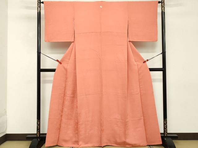 平和屋着物■豪華色留袖　乱菊　甚三紅色　正絹　逸品　DABD2804cd