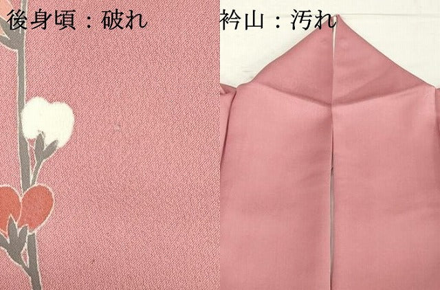 平和屋着物■訪問着 枝花文 暈し染め 金彩 正絹 逸品 DABD2818xg