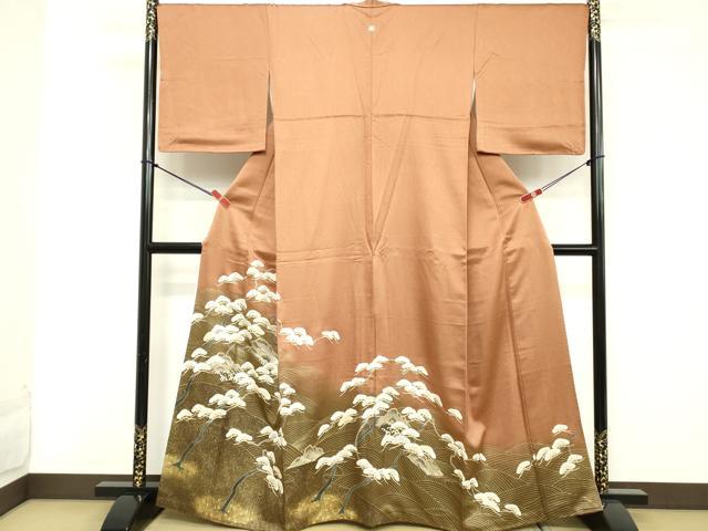 平和屋着物■豪華色留袖 浜松文 暈し染め 金彩 正絹 逸品 DABD2821cd