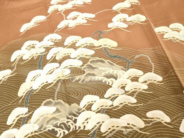 平和屋着物■豪華色留袖 浜松文 暈し染め 金彩 正絹 逸品 DABD2821cd