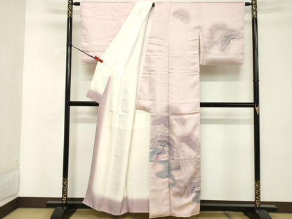 平和屋着物■訪問着 浜松文 暈し染め 正絹 逸品 DABD2839cd
