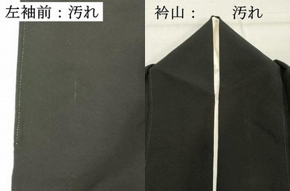 平和屋着物■豪華黒留袖 駒刺繍 地紙花文 金彩 正絹 逸品 DABD2844cd