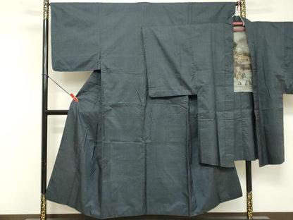 平和屋着物■男性 本場大島紬 アンサンブル 長羽織 100亀甲 総詰め 正絹 逸品 DABD2849cd