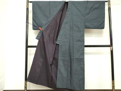 平和屋着物■男性 本場大島紬 アンサンブル 長羽織 100亀甲 総詰め 正絹 逸品 DABD2849cd