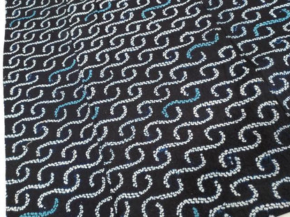 平和屋着物∴夏物 浴衣 有松鳴海絞り 流水文 綿 逸品 DABD2860cd