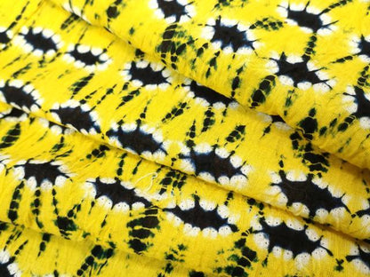平和屋着物∴夏物　浴衣　有松鳴海絞り　抽象文様　綿　逸品　DABD2864cd