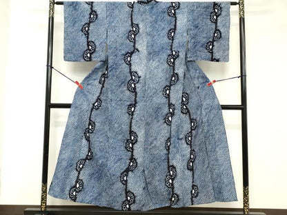 平和屋着物∴夏物 浴衣 有松鳴海絞り 花間道 綿 逸品 DABD2880cd