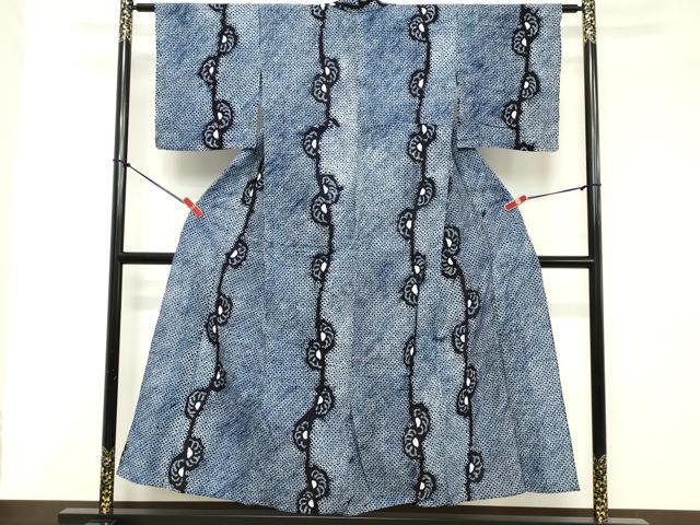 平和屋着物∴夏物 浴衣 有松鳴海絞り 花間道 綿 逸品 DABD2880cd