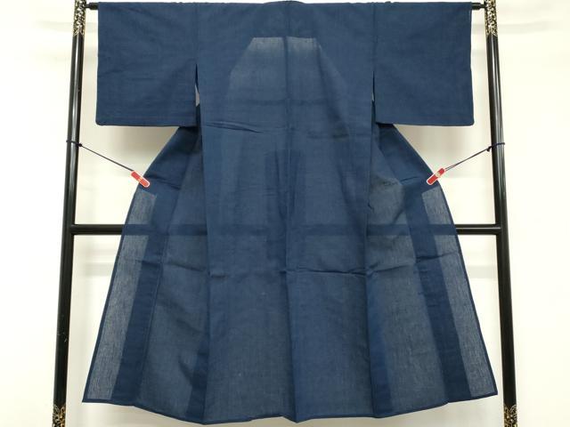 平和屋着物∴夏物 阿波しじら織 浴衣 格子 綿 逸品 DABD2887cd