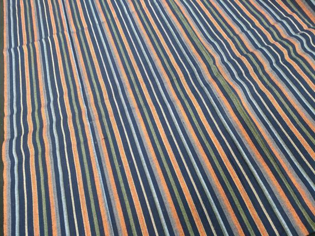 平和屋着物∴夏物　阿波しじら織　浴衣　間道　逸品　DABD2889cd