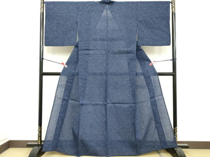 平和屋着物∴夏物 阿波しじら織 浴衣 格子 綿 逸品 DABD2890cd