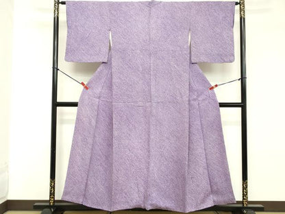 平和屋着物■大変加工の良い総絞り小紋 正絹 逸品 DABD2936cd