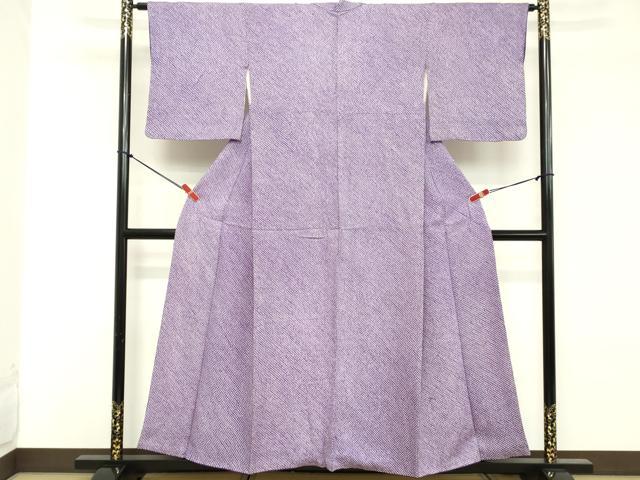 平和屋着物■大変加工の良い総絞り小紋 正絹 逸品 DABD2936cd