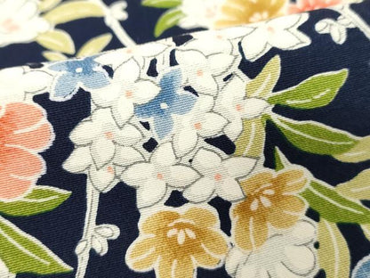 平和屋着物■上質な小紋 草花文 正絹 逸品 DABD2943cd