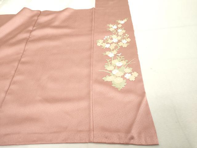 平和屋着物■豪華色留袖 風景花文 金彩 正絹 逸品 DABD2959cd