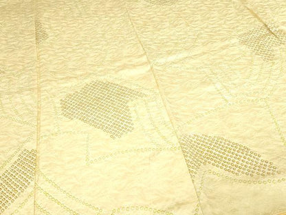 平和屋着物■上質な小紋　絞り　抽象文様　正絹　逸品　DABD3008sf
