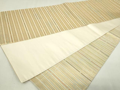 平和屋着物▼太鼓柄袋帯 名勝 金閣寺 正絹 逸品 DABD3083sf