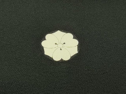 平和屋着物■豪華黒留袖　人物風景文　金彩　正絹　逸品　DABD3123sf