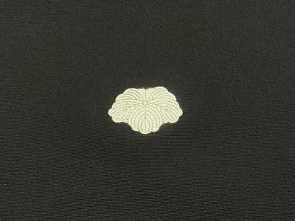 平和屋着物■豪華黒留袖　刺繍　笹竹文　暈し染め　正絹　逸品　DABD3125sf