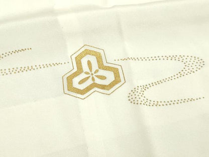 平和屋着物■長襦袢　無双仕立て　吉祥文　金彩　正絹　逸品　DABD3135sf