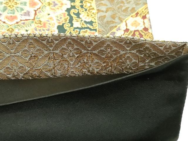 平和屋本店▼六通柄袋帯　唐織　名物裂献上　本金箔　正絹　24ｋ　逸品　DABD3190sf