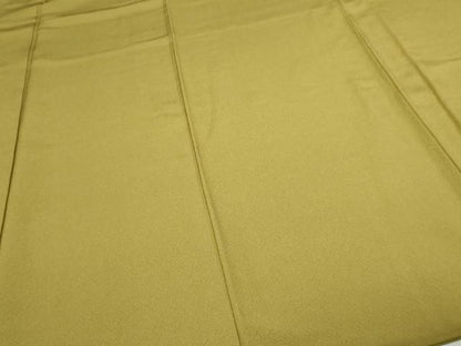 平和屋着物■上質な色無地 梅幸茶色 正絹 逸品 DABD3304sf