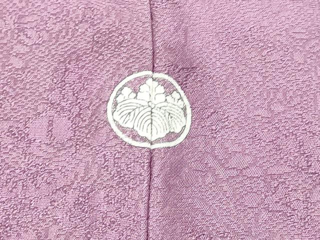 平和屋着物■上質な色無地 二藍色 正絹 逸品 DABD3310sf