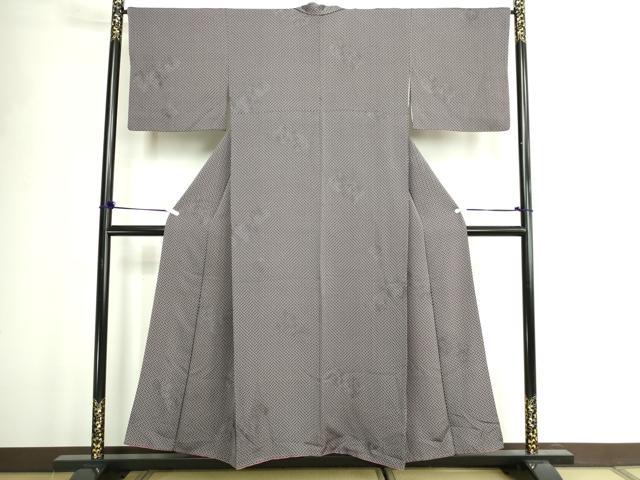平和屋着物▽上質な小紋　単衣　幾何学文　正絹　逸品　DAAS0495az 平和屋着物▽上質な紬 単衣 草花文 正絹 逸品 DAAT9393az 【公式通販】