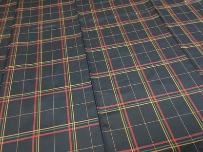 平和屋着物■本場縞大島紬　格子　正絹　逸品　DABD3398sf