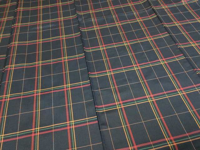 平和屋着物■本場縞大島紬　格子　正絹　逸品　DABD3398sf