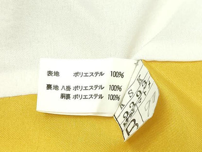 平和屋着物■小紋　草花間道　金彩　洗える着物　DABD3463sf
