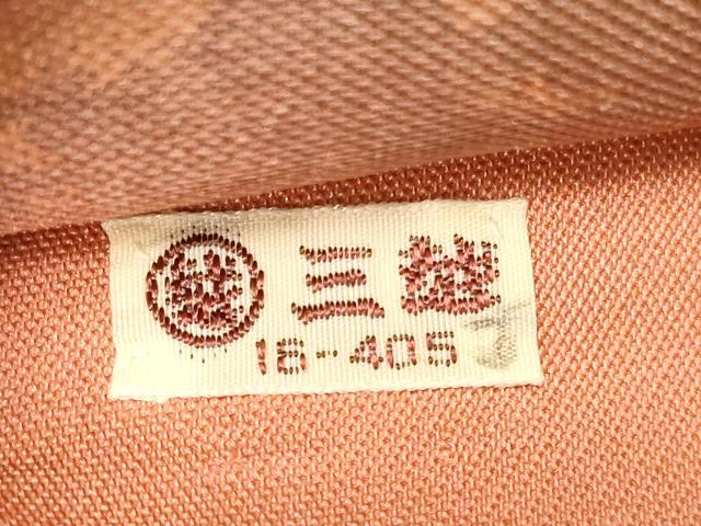 平和屋着物◎六通柄袋帯　唐織　流水地紙重ね花蝶文　金糸　三越扱い　正絹　逸品　DABD3634xg