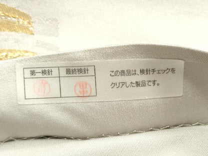 平和屋着物◎六通柄袋帯　ゆい夢　補助紐付き　金銀糸　正絹　逸品　DABD3901xg