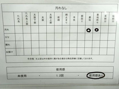 平和屋着物◎太鼓柄袋帯 飾花文 金銀糸 正絹 逸品 DABD4044qa