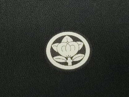 平和屋着物■豪華黒留袖 駒刺繍 立波枝松文 金彩 正絹 逸品 DABD4093qa