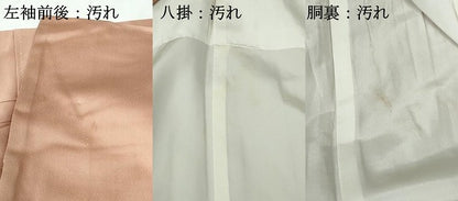 平和屋着物■訪問着 駒刺繍 エ霞向かい鶴文 暈し染め 金糸 金彩 正絹 逸品 DABD4103qa