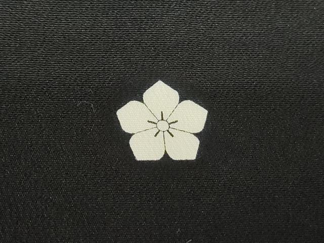 平和屋着物■豪華黒留袖　駒刺繍　立波飛鶴絵巻文　金彩　正絹　逸品　DABD4134qa