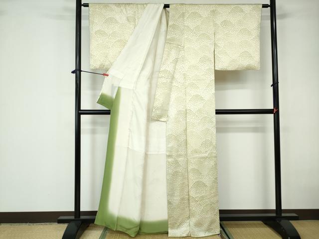平和屋着物■上質な小紋 樹林文 正絹 逸品 DABD4212qa