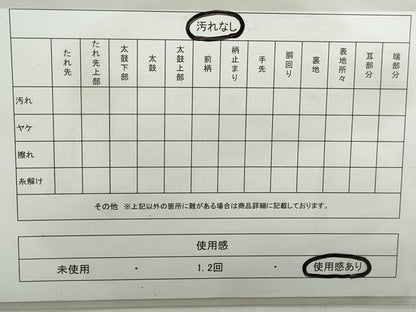平和屋着物◎西陣 太鼓柄袋帯 花丸文 証紙・反端付き 正絹 逸品 DABD4332qa