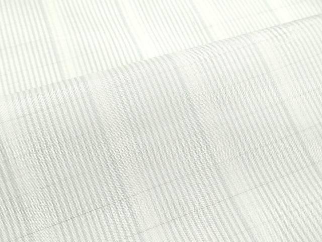 平和屋着物●男性　本場縞大島紬　反物　着尺　古代染色純植物染　間道　大島紬美幸謹製　証紙付き　逸品　未使用　DABD4572zy