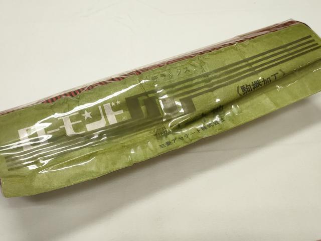 平和屋着物▼羽織・コート　反物　羽尺　霞文　縞　逸品　未使用　DABD4652zy