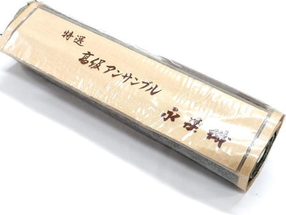 平和屋着物▼紬　反物　着尺　アンサンブル　永楽織　草花間道　証紙付き　未使用　DABD4653zy