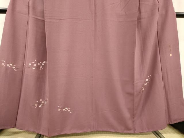 平和屋着物▼訪問着　作家物　総刺繍　吹き寄せ花文　金糸　正絹　逸品　DABD5409fe