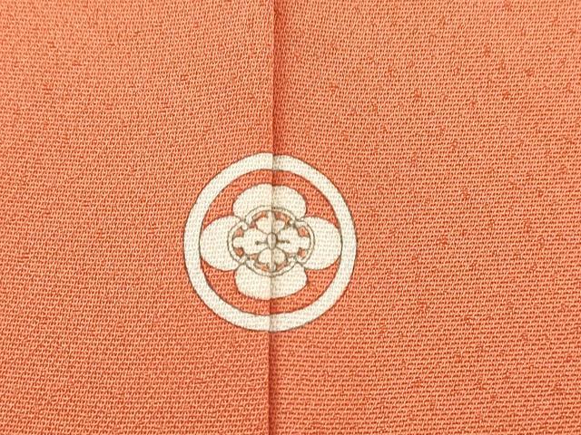 平和屋着物▼中国三大刺繍　スワトウ刺繍　汕頭刺繍　総刺繍　無地絵羽訪問着　花唐草文　肉桂色　正絹　逸品　DABD5453fe