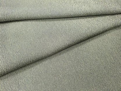 平和屋着物▽江戸小紋 単衣 万筋 灰黄緑色×濃藍色 正絹 逸品 DABD5467fe