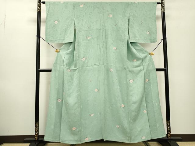 平和屋着物▽上質な小紋 単衣 作家物 絞り 手描き 辻が花 正絹 逸品 DABD5478fe