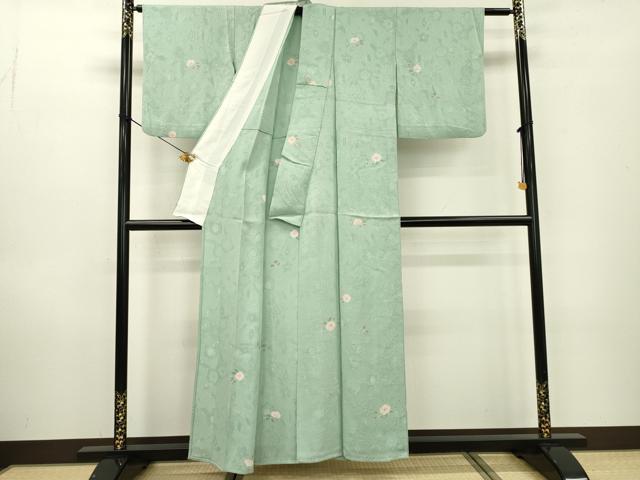 平和屋着物▽上質な小紋 単衣 作家物 絞り 手描き 辻が花 正絹 逸品 DABD5478fe