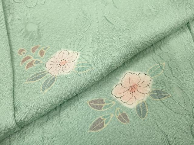 平和屋着物▽上質な小紋 単衣 作家物 絞り 手描き 辻が花 正絹 逸品 DABD5478fe