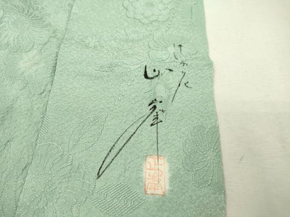 平和屋着物▽上質な小紋 単衣 作家物 絞り 手描き 辻が花 正絹 逸品 DABD5478fe